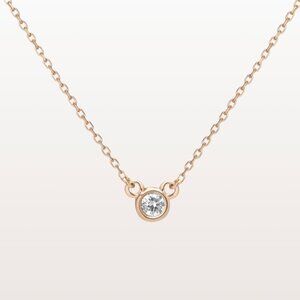 Mini Diamond Bezel Necklace